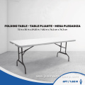 6-foot white plastic folding table